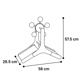 Flamingo SCRATCHING TOY DOLF BROWN 56x26,5x57,5см. - драскалка за котки